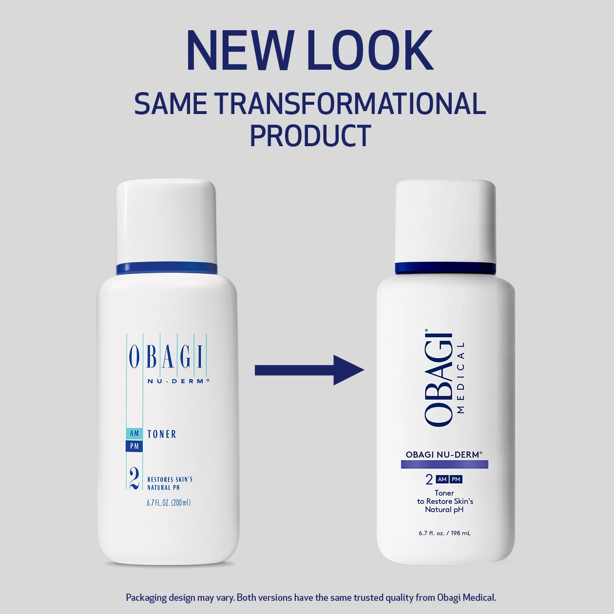 OBAGI NU-DERM TONER NEW VS. OLD PACKAGING