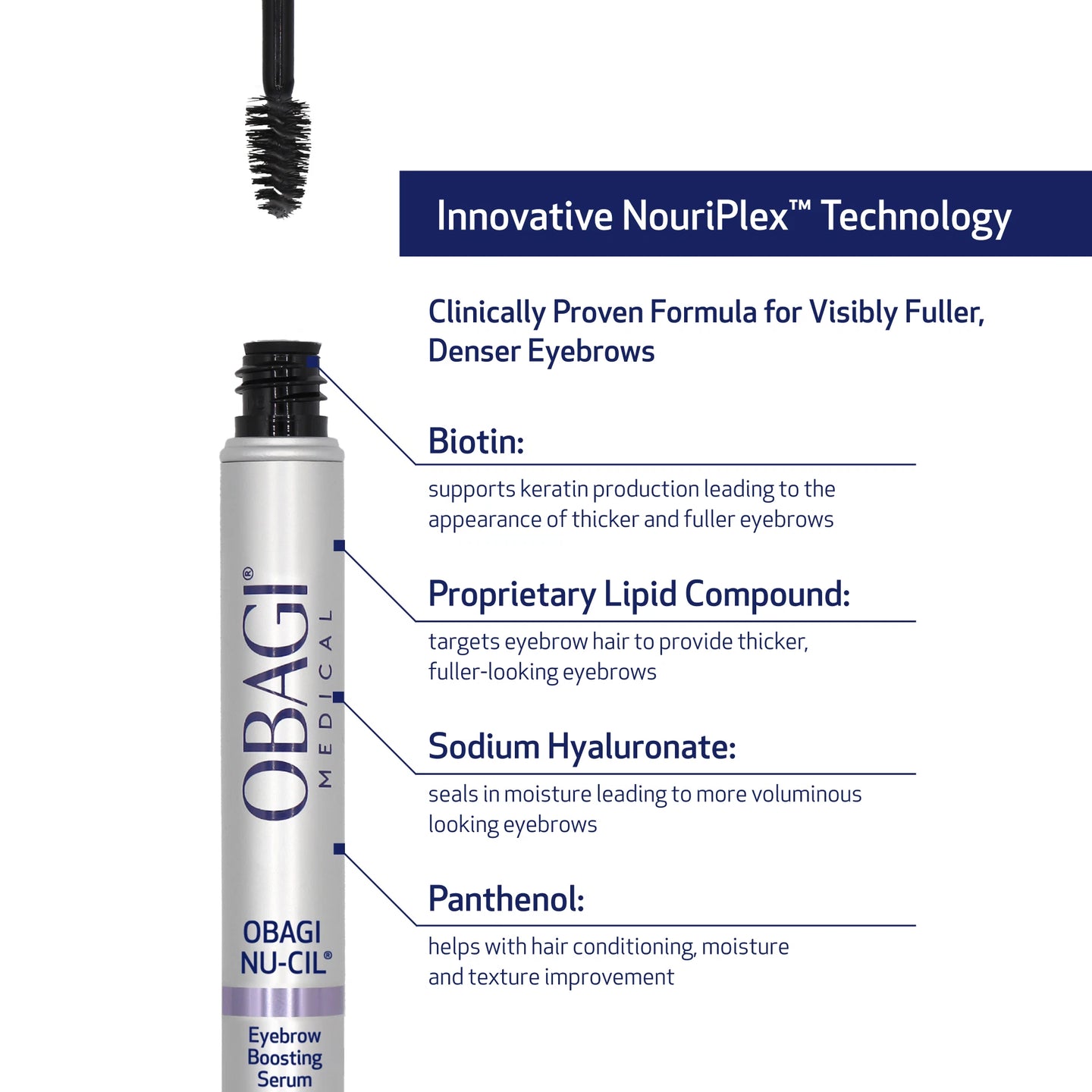 Eyebrow Enhancing & Thickening Serum | Obagi Eyebrow Boosting Serum
