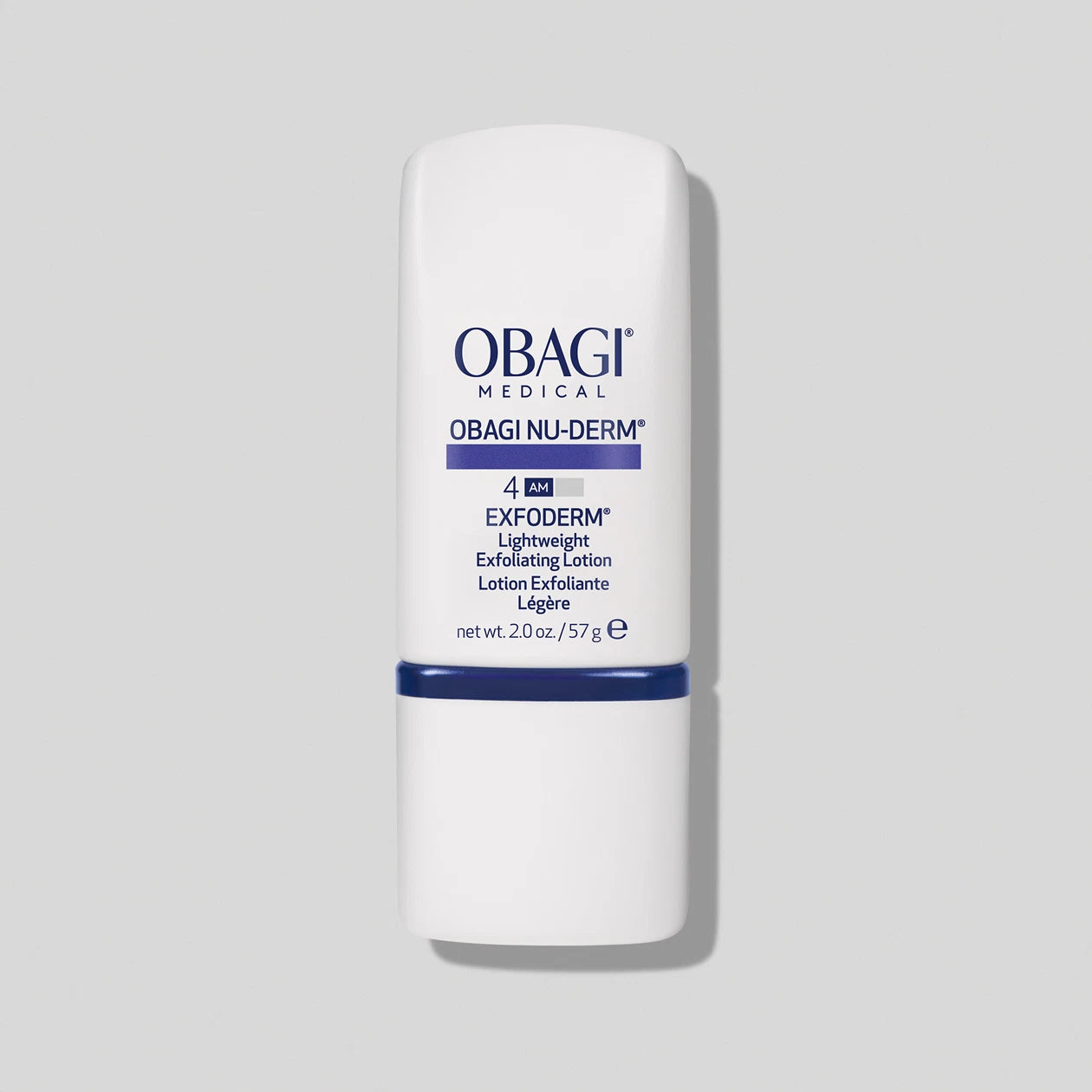 Obagi Nu-Derm Fx Exfoderm - bottle image on grey background
