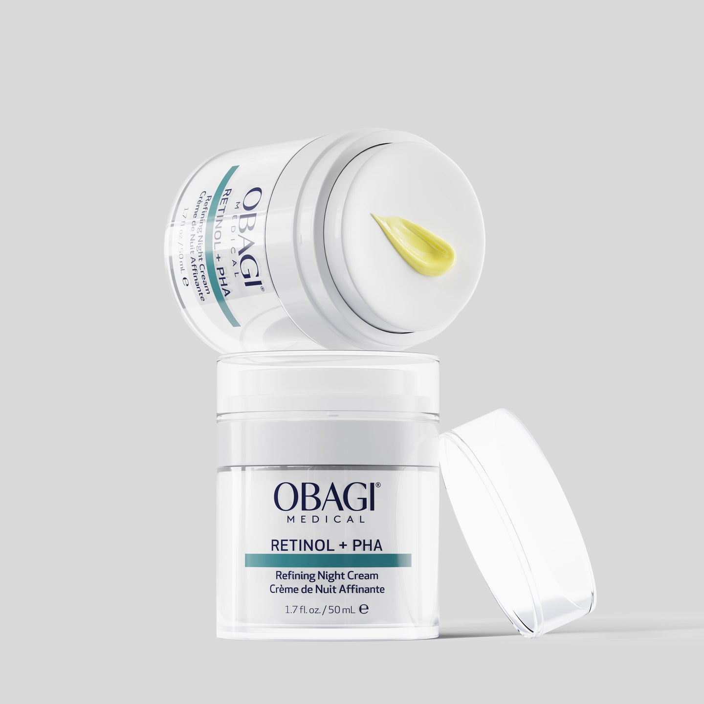 OBAGI RETINOL + PHA REFINING NIGHT CREAM STYLIZED PRODUCT IMAGE